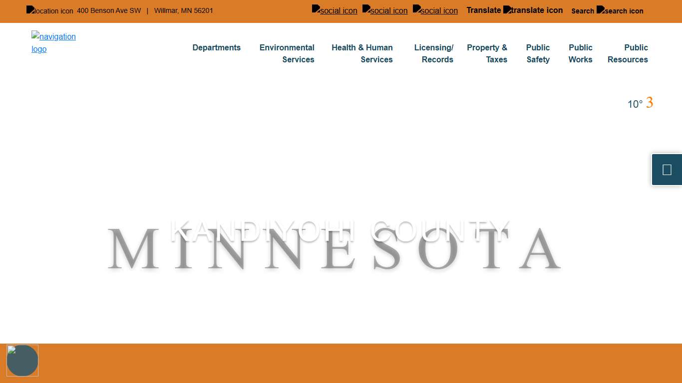 Welcome to Kandiyohi County, MN